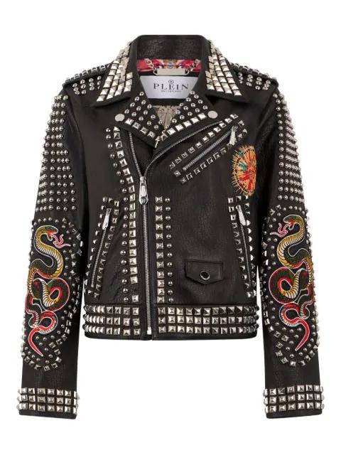 studded embroidered jacket by PHILIPP PLEIN