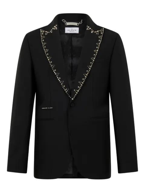 studded-lapel blazer by PHILIPP PLEIN