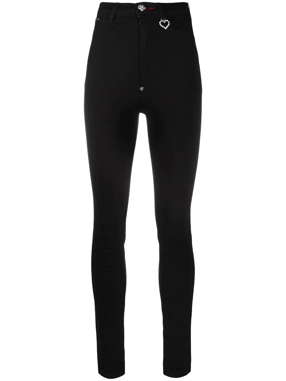 super high rise jeggings by PHILIPP PLEIN