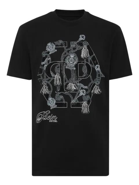 tassel-embellished logo T-shirt by PHILIPP PLEIN