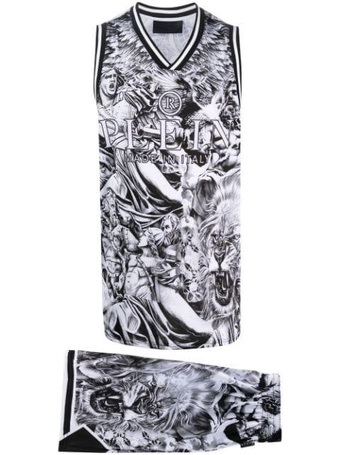 tattoo-print jogging suit by PHILIPP PLEIN