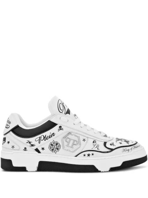 tattoo-print sneakers by PHILIPP PLEIN