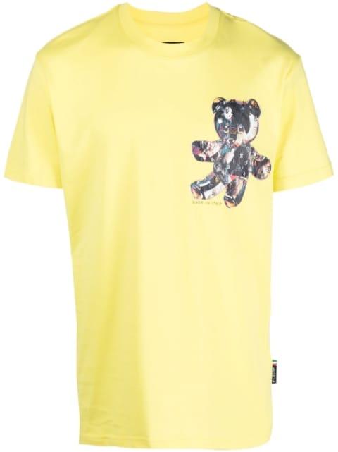teddy bear-print T-shirt by PHILIPP PLEIN