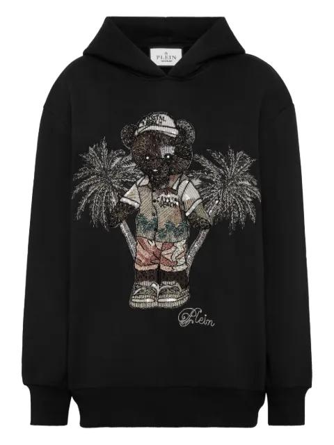 teddy-palm embellished hoodie by PHILIPP PLEIN