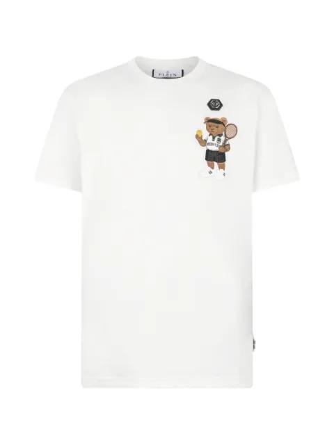teddy patch round neck T-shirt by PHILIPP PLEIN