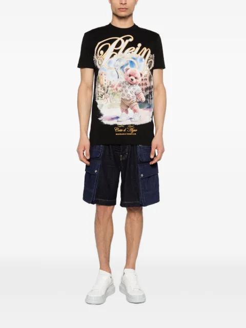teddy-print T-shirt by PHILIPP PLEIN