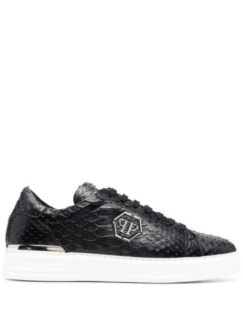 textured low-top sneakers by PHILIPP PLEIN