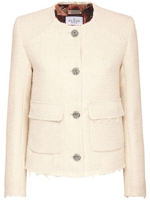 tweed jacket by PHILIPP PLEIN
