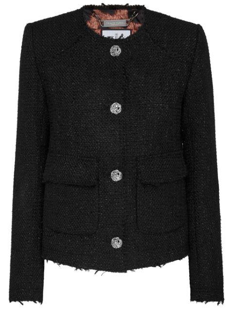 tweed jacket by PHILIPP PLEIN