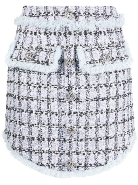 tweed mini skirt by PHILIPP PLEIN