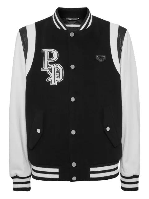 two-tone bomber jacket by PHILIPP PLEIN