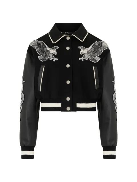 varsity jacket tattoo strass by PHILIPP PLEIN