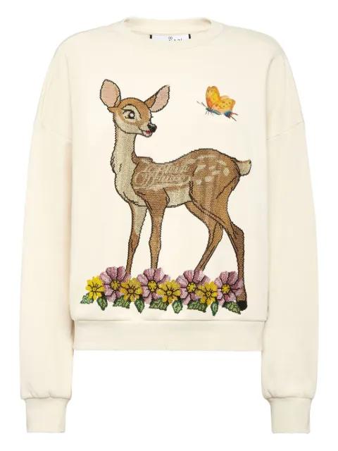 washed fairy sweatshirt by PHILIPP PLEIN