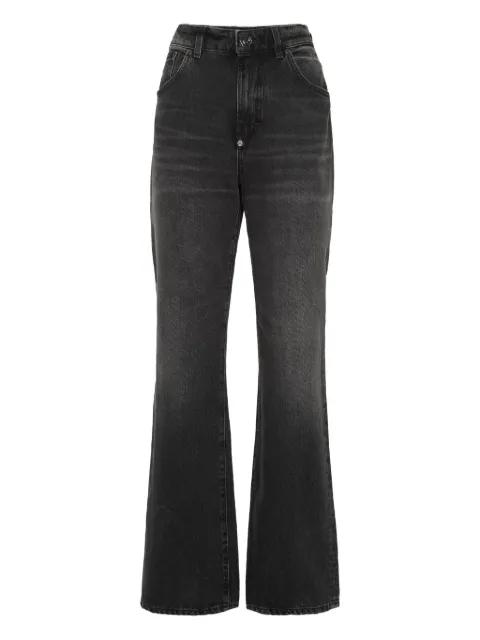 whiskering-effect jeans by PHILIPP PLEIN