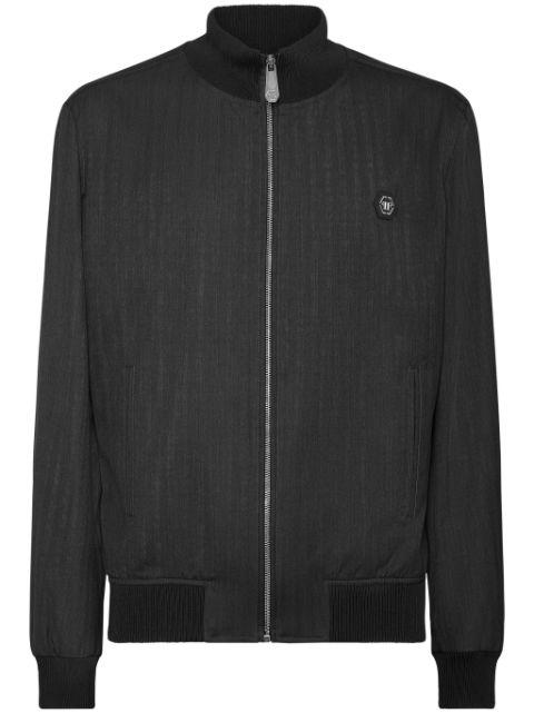 wool bomber jacket by PHILIPP PLEIN