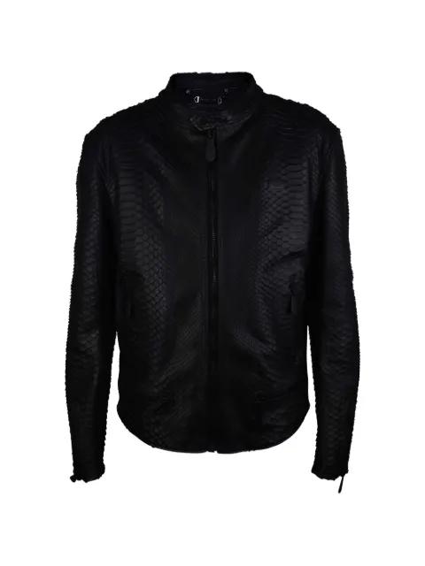 zip biker jacket by PHILIPP PLEIN