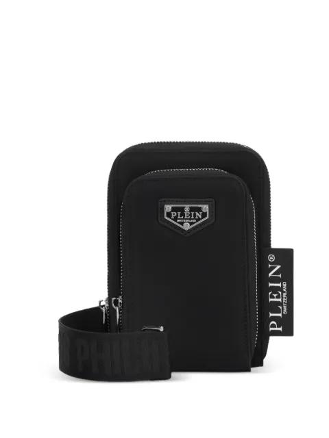 zipped smartphone messenger bag by PHILIPP PLEIN