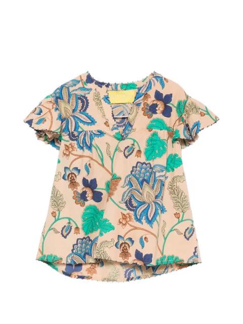 Wendy floral-print blouse by PHILIPPA 1970