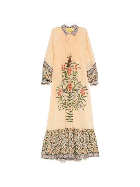 floral-print ruffled maxi dress by PHILIPPA 1970
