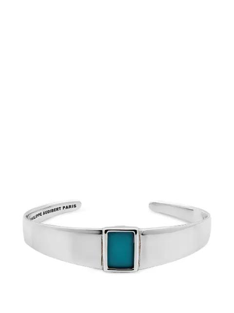 stone-embellished cuff bracelet by PHILIPPE AUDIBERT