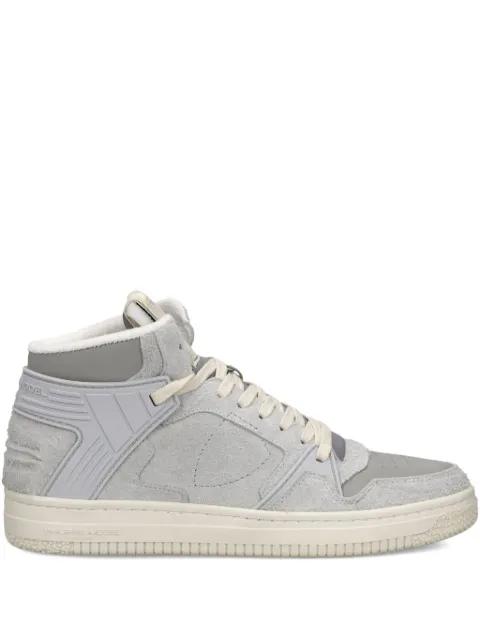 La Grande high-top suede sneakers by PHILIPPE MODEL PARIS