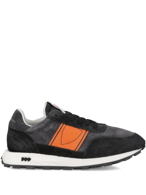 Tour panelled suede low-top sneakers by PHILIPPE MODEL PARIS
