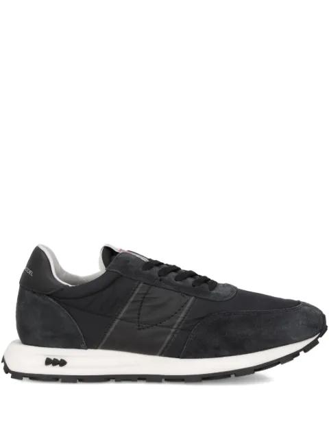 Tour suede-panelled sneakers by PHILIPPE MODEL PARIS