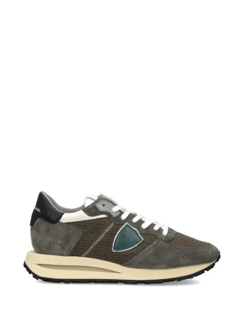 Tropez Haute triangle-patch low-top sneakers by PHILIPPE MODEL PARIS