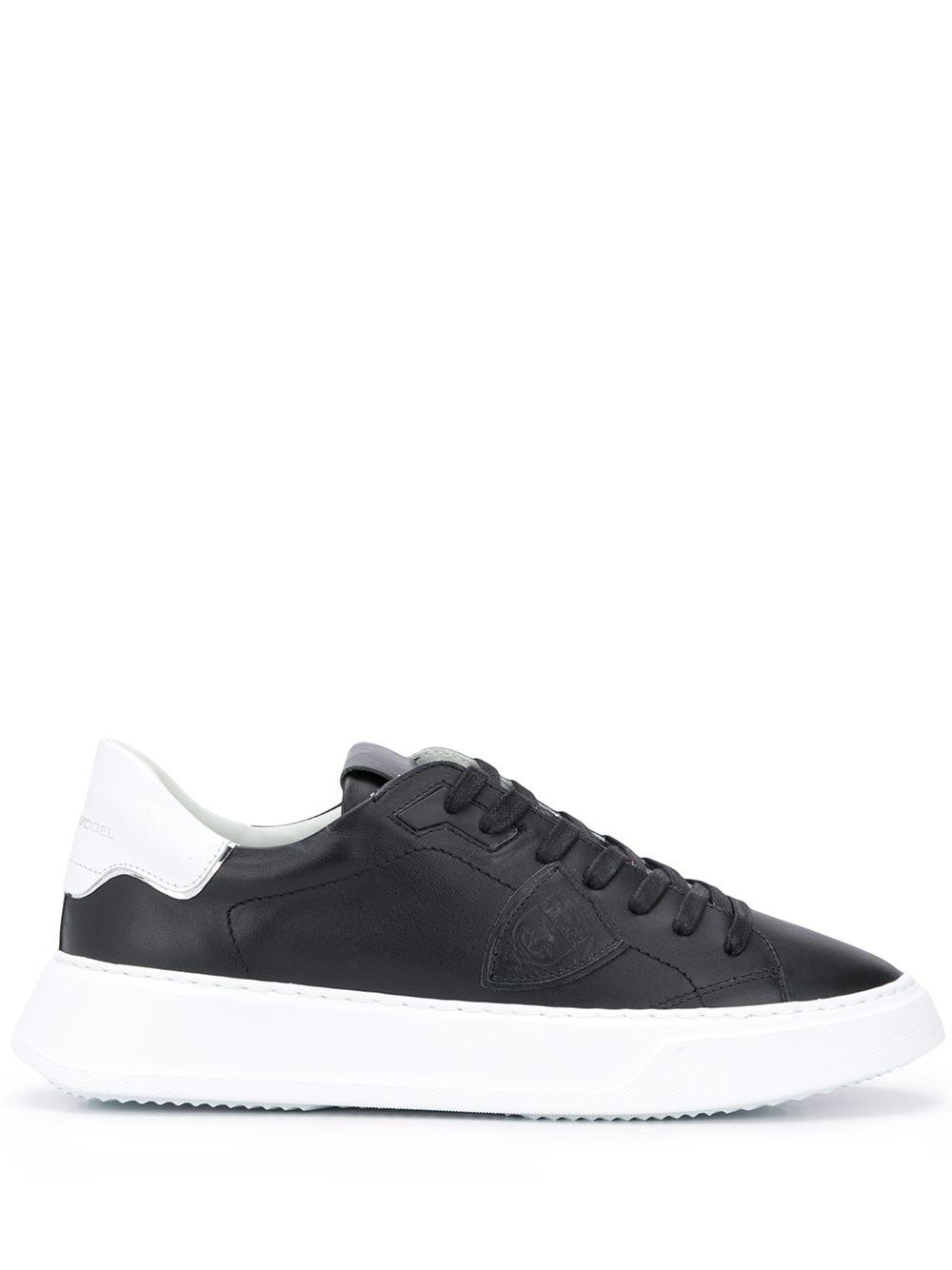 contrasting-trim sneakers by PHILIPPE MODEL PARIS