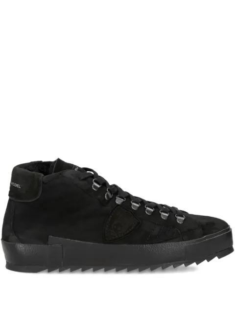 high-top suede trainers by PHILIPPE MODEL PARIS