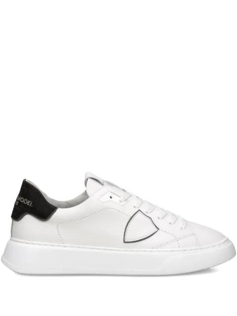 leather lace-up sneakers by PHILIPPE MODEL PARIS
