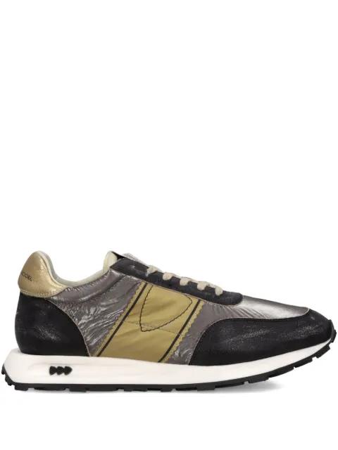 metallic running sneakers by PHILIPPE MODEL PARIS