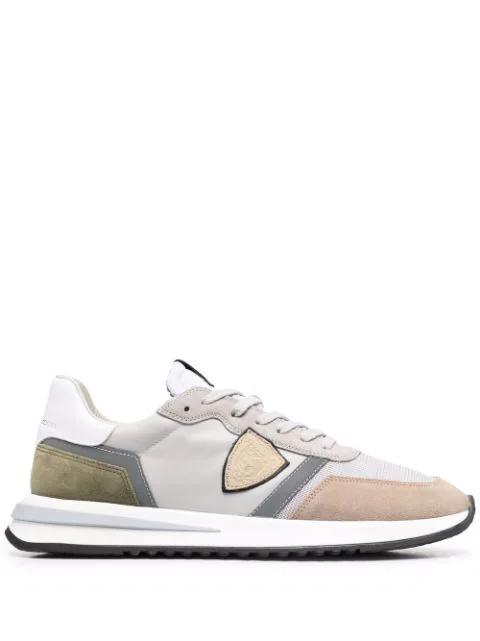 side logo-patch sneakers by PHILIPPE MODEL PARIS