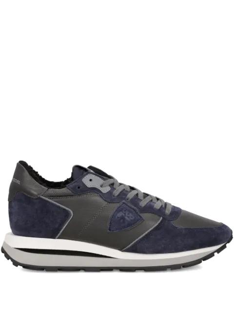 suede-panelled sneakers by PHILIPPE MODEL PARIS