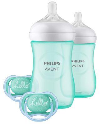 Natural Baby Bottle with Natural Response Nipple Teal Baby Gift Set by PHILIPS AVENT