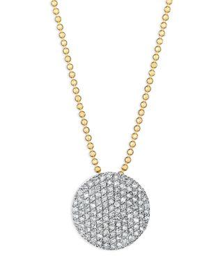 14K Yellow Gold Diamond Infinity Necklace by PHILLIPS HOUSE