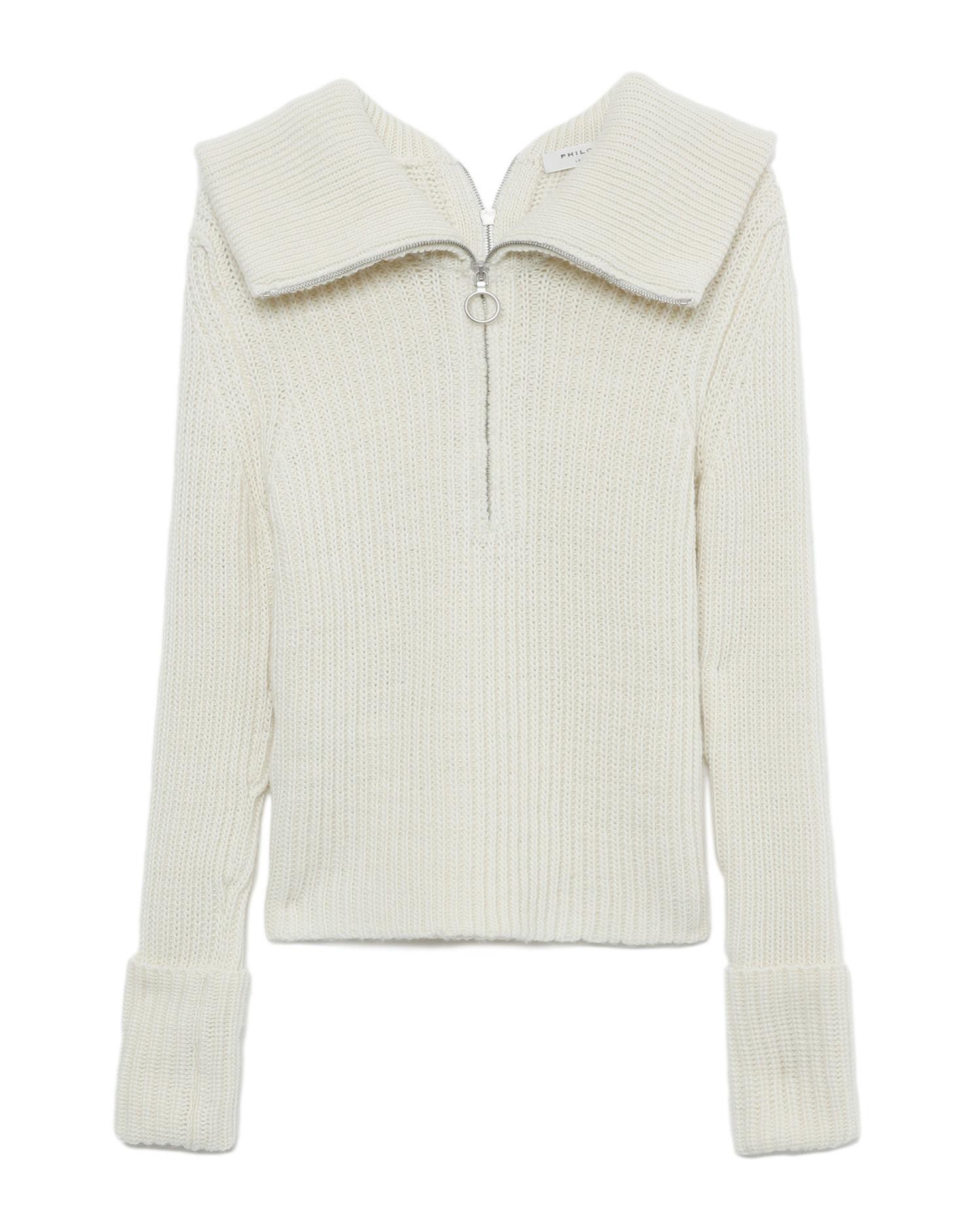 Half-zip wool jumper by PHILOSOPHY DI LORENZO SERAFINI