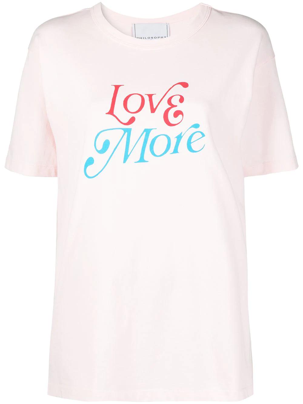 Love More t-shirt by PHILOSOPHY DI LORENZO SERAFINI