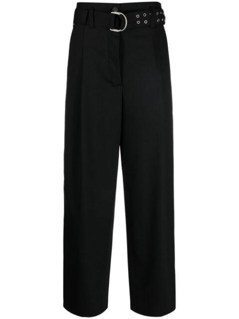 belted wide leg trousers by PHILOSOPHY DI LORENZO SERAFINI