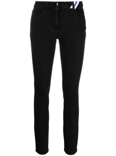 chenille logo skinny trousers by PHILOSOPHY DI LORENZO SERAFINI