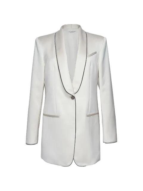 contrast-piping blazer by PHILOSOPHY DI LORENZO SERAFINI