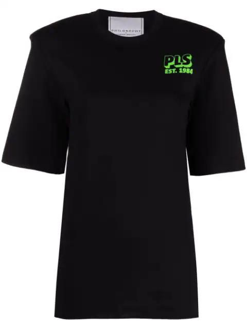 cotton logo-print T-shirt by PHILOSOPHY DI LORENZO SERAFINI