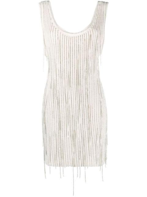 crystal-embellished sleeveless dress by PHILOSOPHY DI LORENZO SERAFINI