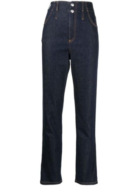 denim straight-leg trousers by PHILOSOPHY DI LORENZO SERAFINI