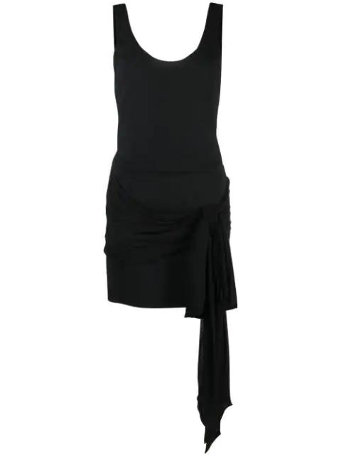 draped tie short dress by PHILOSOPHY DI LORENZO SERAFINI