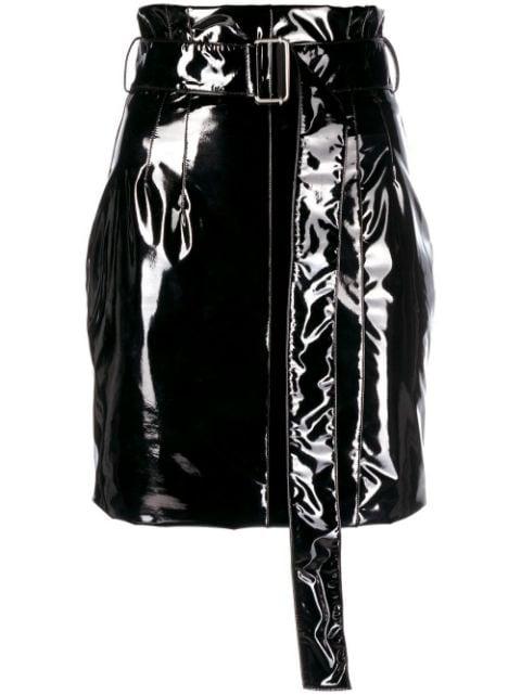faux-leather mini skirt by PHILOSOPHY DI LORENZO SERAFINI