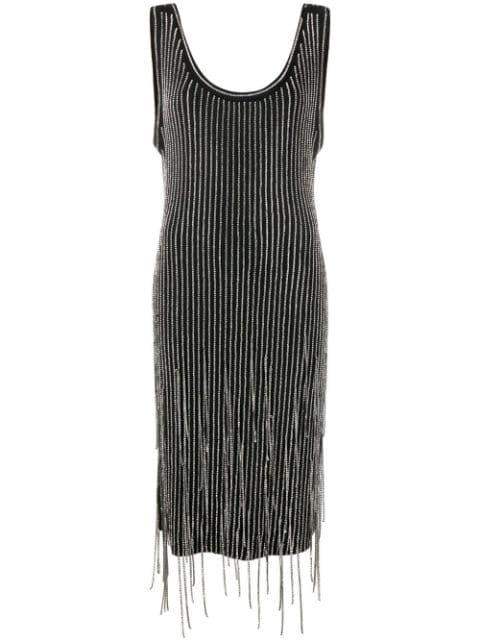 fringe-detail knitted dress by PHILOSOPHY DI LORENZO SERAFINI