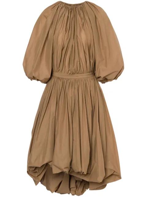 gathered midi dress by PHILOSOPHY DI LORENZO SERAFINI