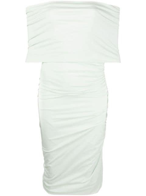 gathered midi dress by PHILOSOPHY DI LORENZO SERAFINI