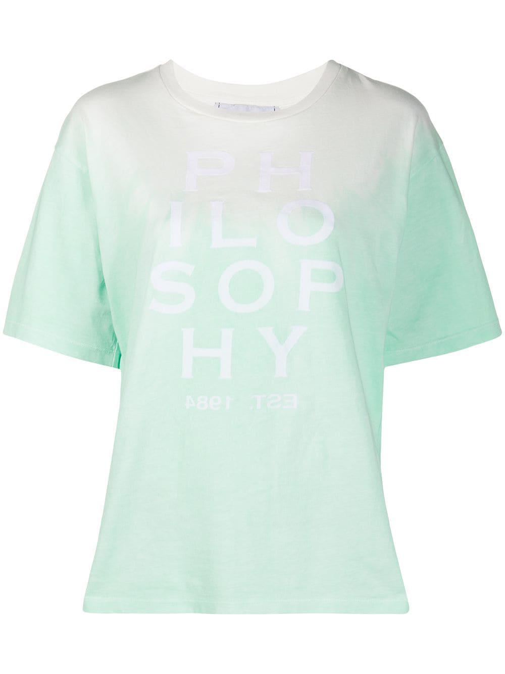 gradient-dyed T-shirt by PHILOSOPHY DI LORENZO SERAFINI